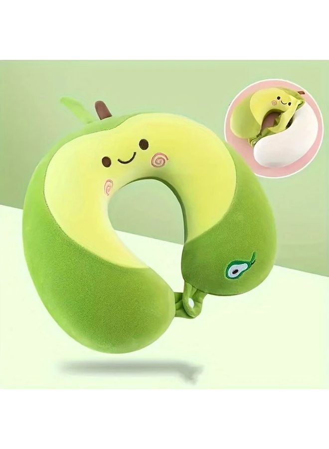 Unicorn Neck Pillow Slow Rebound U Shaped Travel Office Support Removable Cover - Image 4